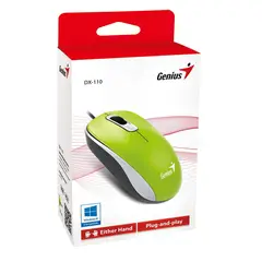 GENIUS - MOUSE DX-120 USB VERDE
