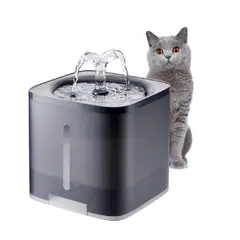 GENERICO - Fuente Mascota Bebero Agua Automatico 2 Modos Gran Capacidad