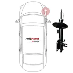 DGP - AMORTIGUADOR DELANTERO DERECHO MAZDA 3 2.0 14/18