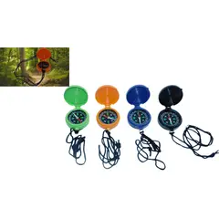 MAZUGI - Brújula Portátil De Colores To Pescar Acampar En El Bosque
