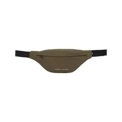 TOMMY HILFIGER - Canguro verde con logo