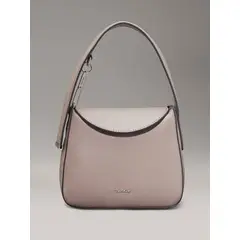 CALVIN KLEIN - Bolso gris de mano pequeño