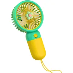 GENERICO - Ventilador Lampara 8 Pulgadas de Mesa Recargable 3 Velocidades