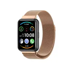 GENERICO - Correa Metálica Compatible Con Huawei Watch Fit 2