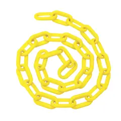 NACIONAL - CADENA PLASTICA ESLABONADA COLOR AMARILLO X 30 MTS