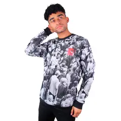 LEC LEE - Buzo Estampado Hombre Azul