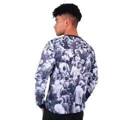 LEC LEE - Buzo Estampado Hombre Azul