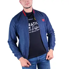 LEC LEE - Chaqueta Demin para hombre - ?ndigo Oscuro