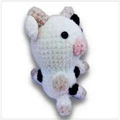 GENERICO - Vaquita Blanca Amigurumis