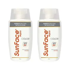 SKINDRUG - Sunface Aqua Color 2 un, 20% dcto -