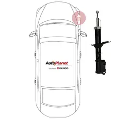 DGP - AMORTIGUADOR DELANTERO DERECHO KIA PICANTO 1.1 04/12