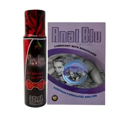 GENERICO - Lubricante Anal Gel 30 Ml + Crema Anal 5g Dilatadores Anales
