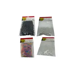 MAZUGI - Bandas De Caucho Para El Pelo Ligas Resistentes Bolsas X4