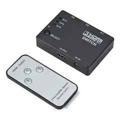 SEISA - Hdmi Switch Multiplicador Selector 3x1 Full Hd 1080p Control