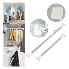 GENERICO - Tubo Barra Expandible Ajustable Para Ropa 90cm a 160cm