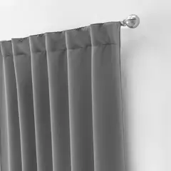 VIANNEY - Cortinas Blackout Catania Gris Largas