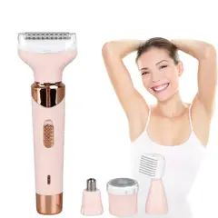 GENERICO - Afeitadora Eléctrica para Mujer 4 en 1 Depiladora de Vello