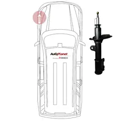 DGP - AMORTIGUADOR DELANTERO DERECHO HYUNDAI SANTAFE 2.2 06/10