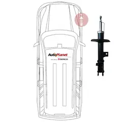DGP - AMORTIGUADOR DELANTERO DERECHO HYUNDAI TUCSON 2.0 11/15