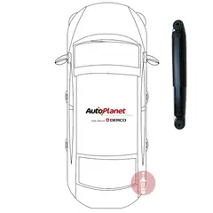 DGP - AMORTIGUADOR TRASERO CHEVROLET SPARK 1.0 09/13