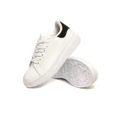 GENERICO - Tenis Mujer Blanco por Negro INCO AM02