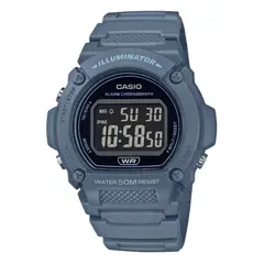 CASIO - Reloj W-219HC-2B Caballero Deportivo