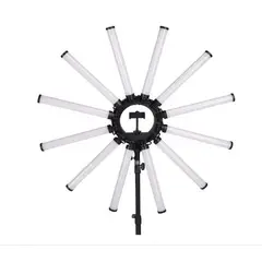 AMERICAN GENERICS - Aro De Luz Led Estrella 92cm 12 Tubos Iluminación Fotografía
