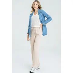 RAGGED - Pantalon damasco Beige medio