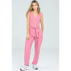 RAGGED - Pantalon candy Rosado oscuro Ragged.