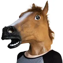 GENERICO - Mascaras Cabeza Caballo Animal Disfraz Halloween Zoologico