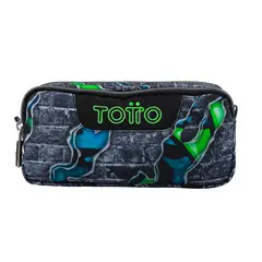 TOTTO - Cartuchera Multiuso Sobre Gris