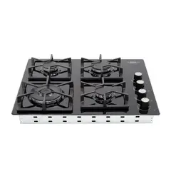 HACEB - Estufa 60cm 4 Puestos Gas Natural TANDOORI CRISTAL