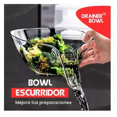 AFM - Bowl Escurridor De Verdura Cocina Seca Verdura
