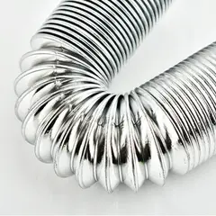PAMO - DESAGUE Y SIFON FLEXIBLE CROMADO CON SISTEMA DE PUSH