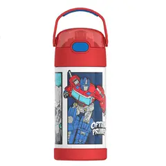 THERMOS - Termo Pitillo Infantil Acero Inoxidable Transformers 12 Onz