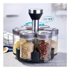 SKY - SET DE CONDIMENTOS GIRATORIO 360 x6 LIBRE DE BPA