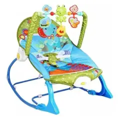 GENERICO - Silla mesedora vibradora y musical rocker crece conmigo bebe