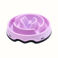 KANU - Comedero Circular Antirreflujo Pet Lila para Perro y Gato