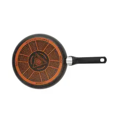 IMUSA - Sartén de 24 Cm Tapa de Vidrio Anti Adherente Force