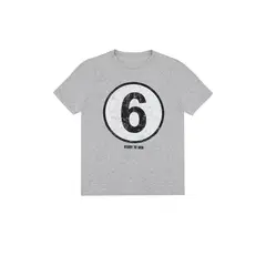 TENNIS - Camiseta gris con estampado frontal para hombre
