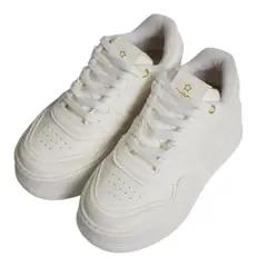 EVEGONZ - Zapatos Con Plataforma Tenis Casual Blanco de Moda