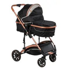 EBABY - Coche Para Bebe Moisés Plegable Extra Acolchado
