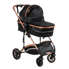 EBABY - Coche Para Bebe Moisés Plegable Extra Acolchado