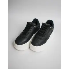 EVEGONZ - Zapatos Casual Negro Con Plataforma de Moda
