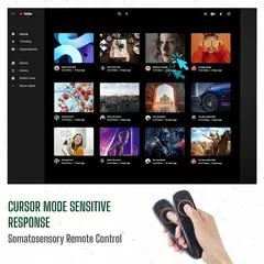 GENERAL - Proyector de video Full HD 1080P Proyector Bluetooth WiFi