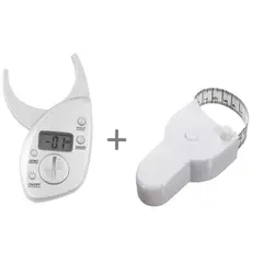 GENERICO - Adipometro Digital Medidor De Grasa Corporal + Cinta Metrica