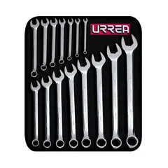URREA - Set 15 Llaves Mixtas Desde 5/16" A 1.1/4" 12 Puntas