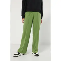 KOAJ - Pantalón unicolor jogger con vena centrada y bota recta MUJER