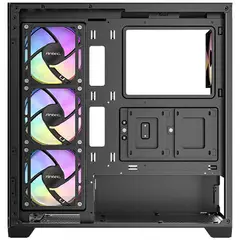 GENERICO - Chasis Antec Cx300 Vidrio Templado + 4 Argb Negro