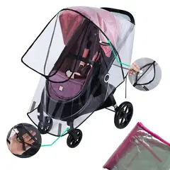 GENERICO - Forro Protector De Lluvia Coche Para Bebe Rosado PRO